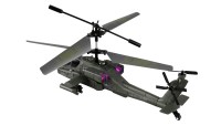 25350 bestuurbare Apache AH-64 helikopter coaxiaal 3,5-kanaals RTF kant en klaar 6